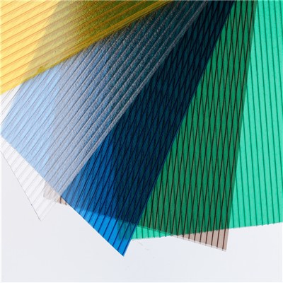 Анти-UV пластмасов поликарбонатен кух лист